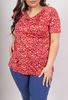 Picture of CURVY GIRL FLORAL TOP - GREAT FITTING
